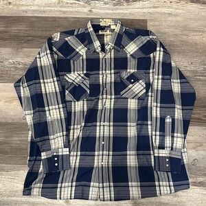 Ely cattleman pearl snap shirt 2x‎
